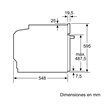 Horno Eléctrico Con Vapor Bosch Empotrable Hra512es0 3d