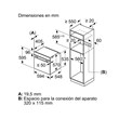 Horno Eléctrico Con Vapor Bosch Empotrable Hra512es0 3d