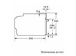 Horno Eléctrico Con Microondas Bosch Cmg7761b1 Empotrable