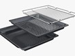 Horno Eléctrico Con Microondas Bosch Cmg7761b1 Empotrable
