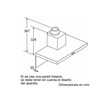Campana Extractor De Cocina Bosch Pared 60 Cm Dwb66bc50