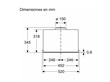 Campana Extractor De Cocina Bosch Integrable Dln56ac50 52cm
