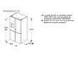 Heladera No Frost Bosch KFI96AXEA Multi Puerta Negro