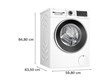 Lavasecarropas Automático Bosch Wng244a0es Blanco 10.5 Kg