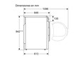 Secarropas Automático Bosch Wtr83200es 8 Kg Serie 4 Blanco