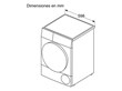 Secarropas Automático Bosch Wtr83200es 8 Kg Serie 4 Blanco