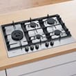 Anafe A Gas Cocina Bosch 5 Hornallas Serie 6 Pcs7a5b90 75 Cm