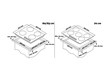Anafe A Gas Cocina Predicta Pd-ag60i 4 Hornallas 60 Cm