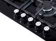 Anafe A Gas Cocina Predicta Pd-ag90n 5 Hornallas 90 Cm Negro