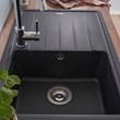 Bacha Cocina Simple Pileta Hafele Horizon Cuarzo Escurridor