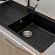 Bacha Cocina Simple Pileta Hafele Horizon Cuarzo Escurridor