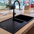 Bacha Cocina Doble Pileta Hafele Magnum Cuarzo C/ Escurridor