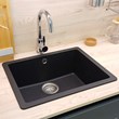Bacha Cocina Simple Pileta Häfele Loft Cuarzo 36 Litros