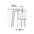 Bacha Cocina Simple Pileta Häfele Loft Cuarzo 36 Litros