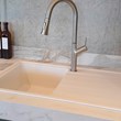 Bacha Cocina Simple Pileta Hafele House Cuarzo C/ Escurridor