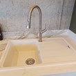 Bacha Cocina Simple Pileta Hafele House Cuarzo C/ Escurridor