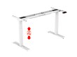 Escritorio Regulable Altura Eléctrico Hafele 120 Kg Blanco