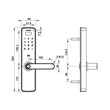 Cerradura Digital Dl 7100 Hafele Inteligente Huella