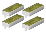 Set Filtros De Carbono Bosch Para Recirculacion Hez9vrcr1