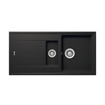 Bacha Cocina Doble Pileta Hafele Magnum Cuarzo C/ Escurridor