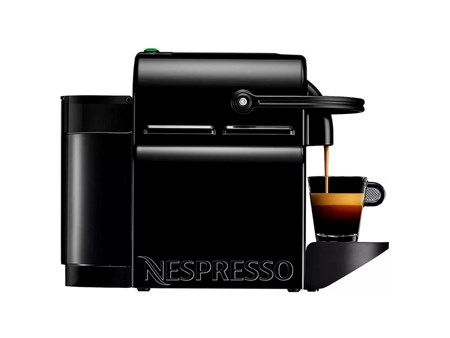 Cafetera Nespresso Inissia Negro + Espumadera Aeroccino