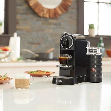 Cafetera Nespresso Citiz Black Negra + Aeroccino Negro