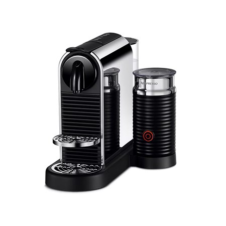 Cafetera Nespresso Inissia Rojo + Espumadera Aeroccino Negro