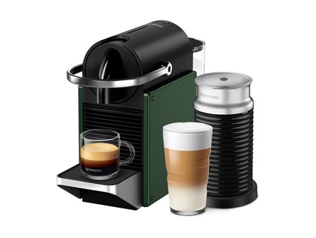 CAFETERA NESPRESSO PIXIE GREEN VERDE CAFÉ EXPRESSO + AEROCCI