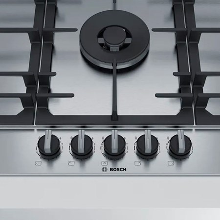 Anafe A Gas Cocina Bosch 5 Hornallas Serie 6 Pcr9a5b90 90 Cm