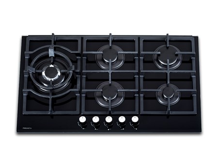 Anafe A Gas Cocina Predicta Pd-ag90n 5 Hornallas 90 Cm Negro