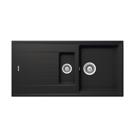 Bacha Cocina Doble Pileta Hafele Magnum Cuarzo C/ Escurridor
