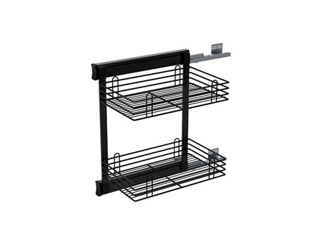 Cesta Lateral 2 Niveles Hafele 805.93.330 Izquierdo 400 Mm