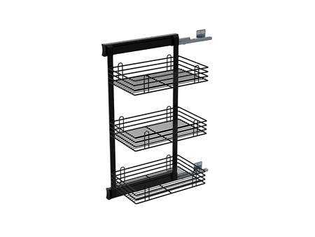 Cesta Lateral 3 Niveles Hafele 805.93.333 Derecho 400 Mm